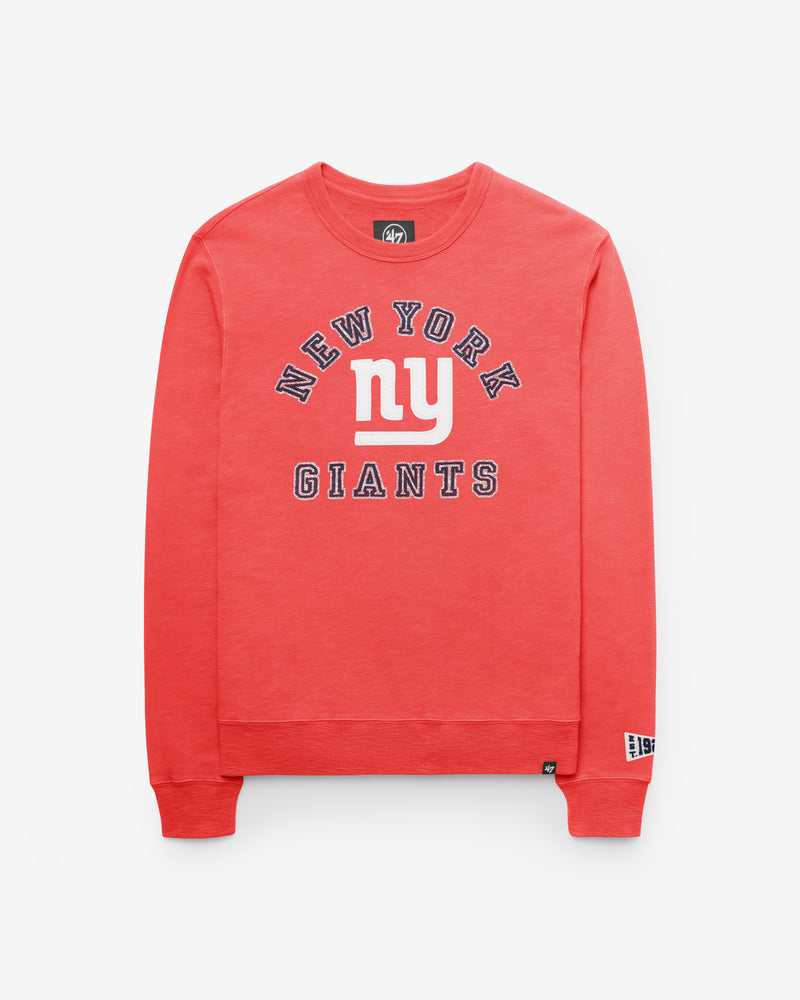 NEW YORK GIANTS HISTORIC CALDERWOOD WELL WORN '47 FRENCH TERRY CREW