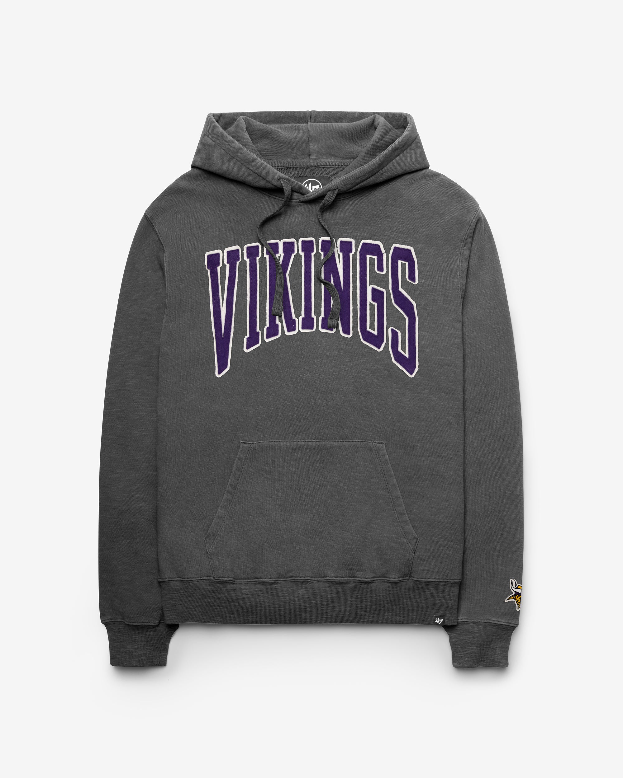 MINNESOTA VIKINGS GROTON WELL WORN '47 FRENCH TERRY HOOD