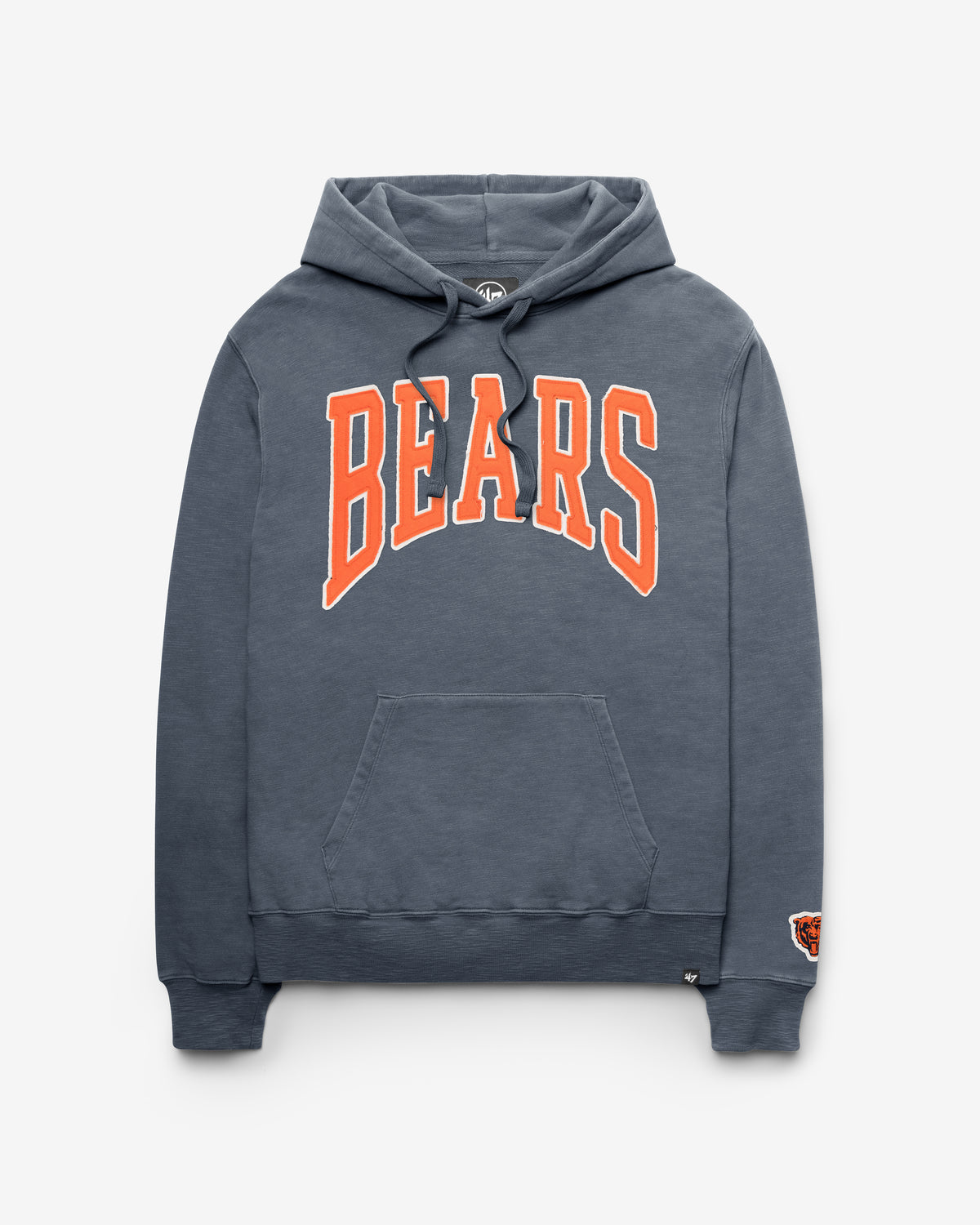CHICAGO BEARS HISTORIC GROTON WELL WORN '47 FRENCH TERRY HOOD
