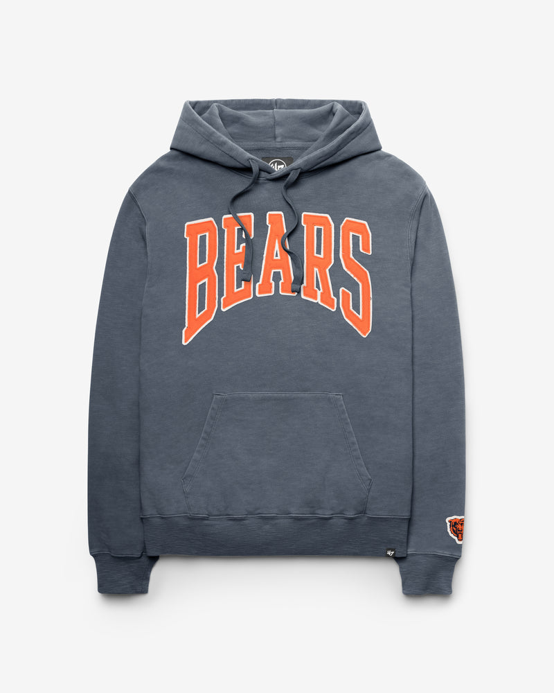 CHICAGO BEARS HISTORIC GROTON WELL WORN '47 FRENCH TERRY HOOD