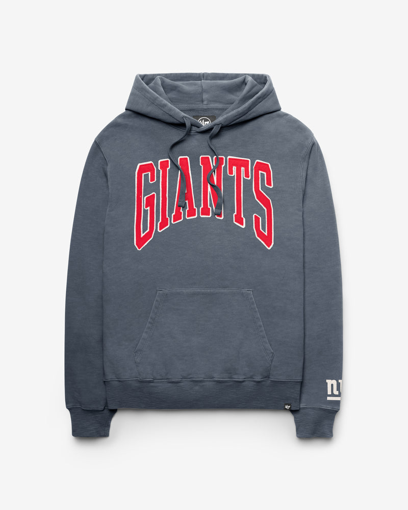 NEW YORK GIANTS HISTORIC GROTON WELL WORN '47 FRENCH TERRY HOOD