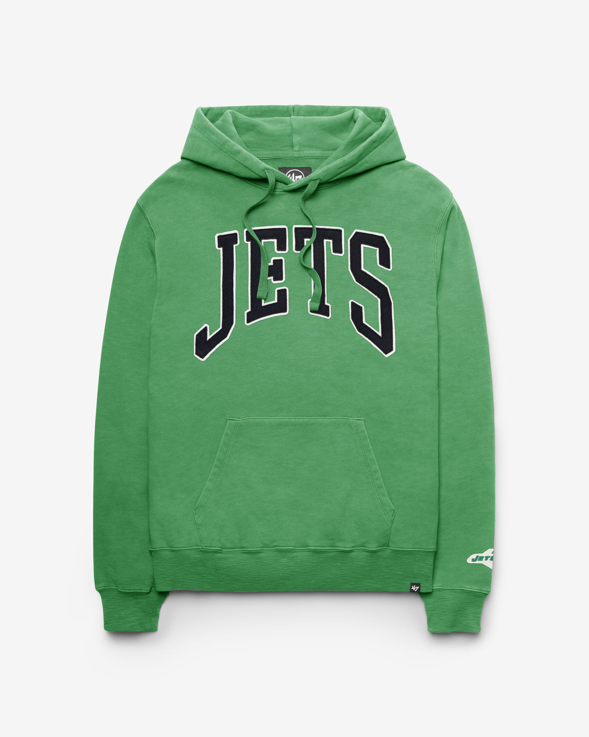 NEW YORK JETS HISTORIC GROTON WELL WORN '47 FRENCH TERRY HOOD