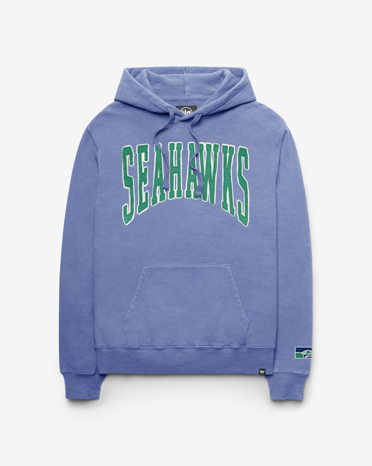 SEATTLE SEAHAWKS HISTORIC GROTON WELL WORN '47 FRENCH TERRY HOOD