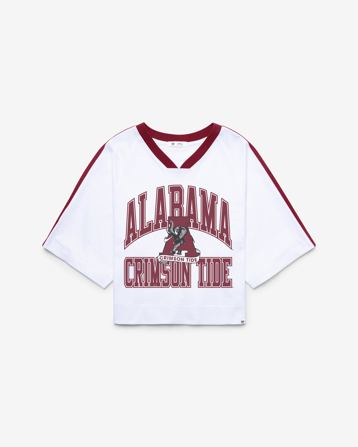 ALABAMA CRIMSON TIDE VINTAGE BIG OVERARCH '47 WOMEN'S DROP NEEDLE RAGLAN JERSEY