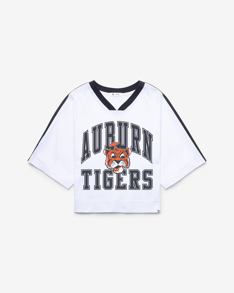 AUBURN TIGERS VINTAGE BIG OVERARCH '47 WOMEN'S DROP NEEDLE RAGLAN JERSEY