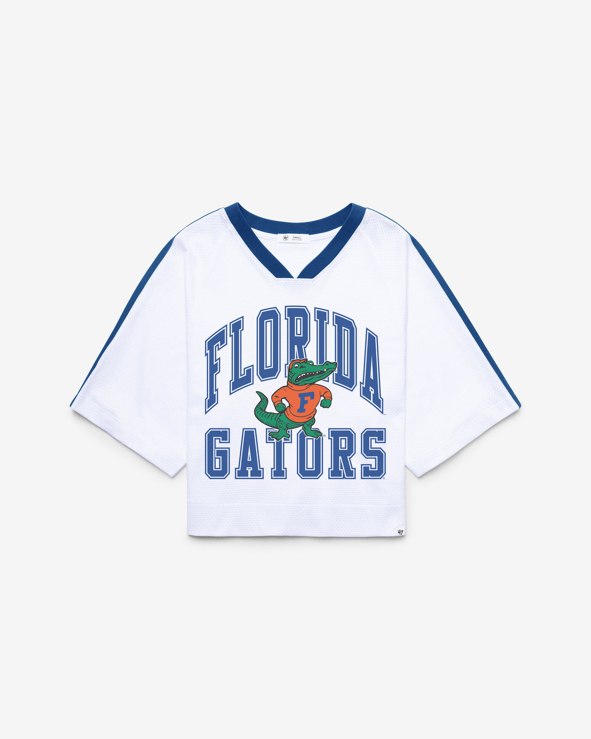 FLORIDA GATORS VINTAGE BIG OVERARCH '47 WOMEN'S DROP NEEDLE RAGLAN JERSEY
