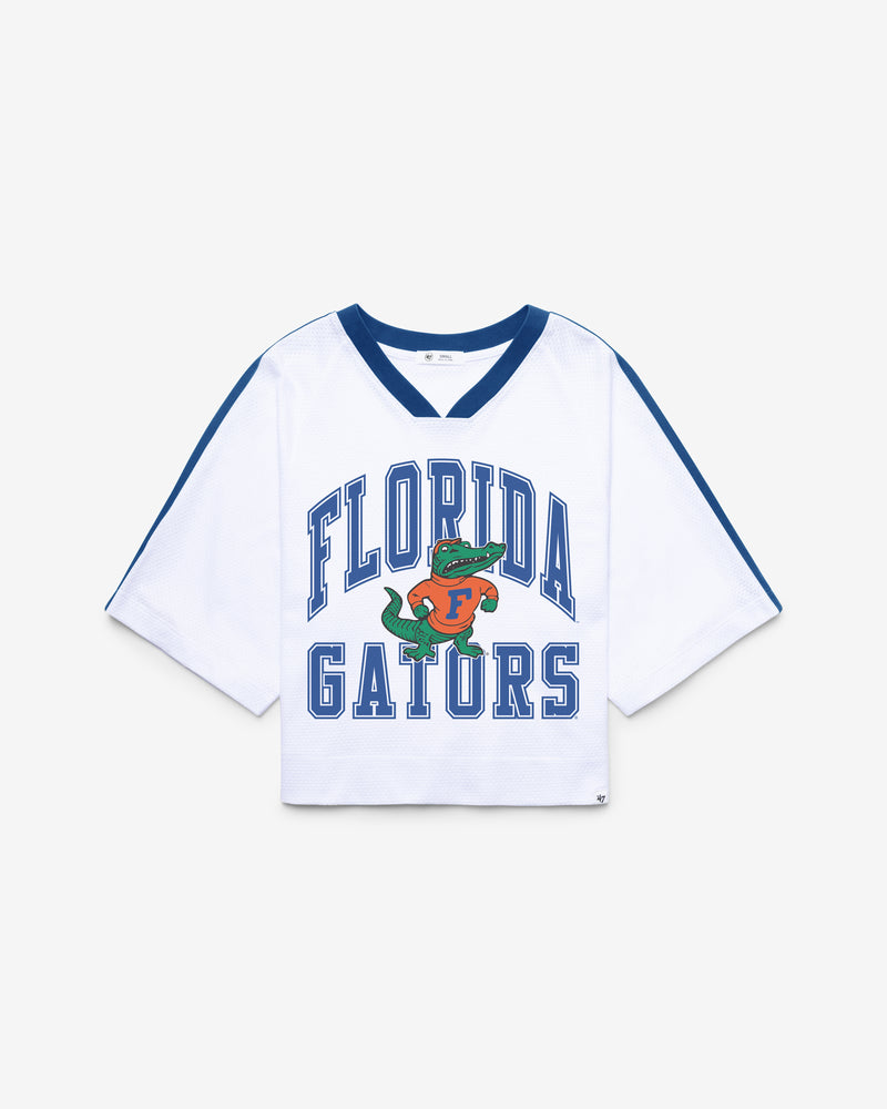FLORIDA GATORS VINTAGE BIG OVERARCH '47 WOMEN'S DROP NEEDLE RAGLAN JERSEY