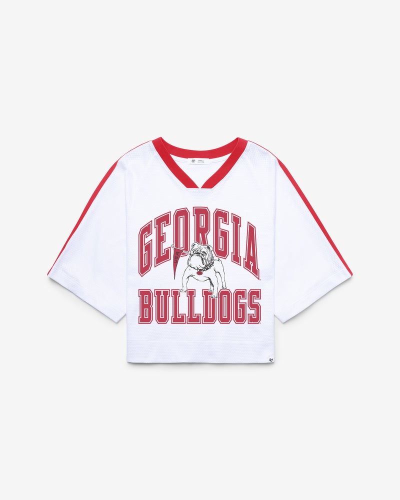 GEORGIA BULLDOGS VINTAGE BIG OVERARCH '47 WOMEN'S DROP NEEDLE RAGLAN JERSEY