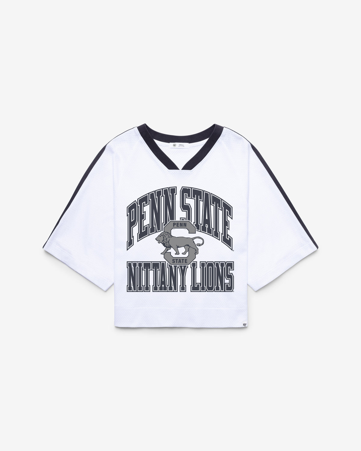 PENN STATE NITTANY LIONS VINTAGE BIG OVERARCH '47 WOMEN'S DROP NEEDLE RAGLAN JERSEY