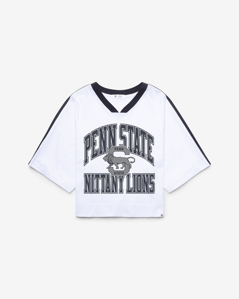 PENN STATE NITTANY LIONS VINTAGE BIG OVERARCH '47 WOMEN'S DROP NEEDLE RAGLAN JERSEY
