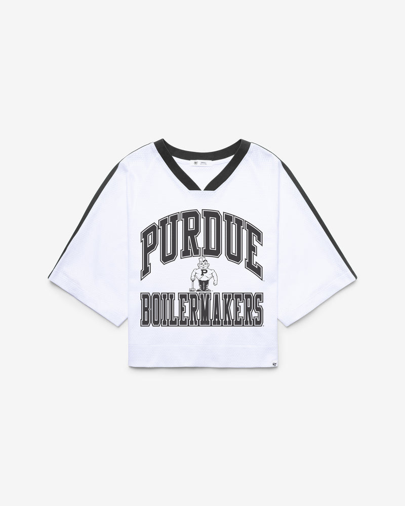 PURDUE BOILERMAKERS VINTAGE BIG OVERARCH '47 WOMEN'S DROP NEEDLE RAGLAN JERSEY