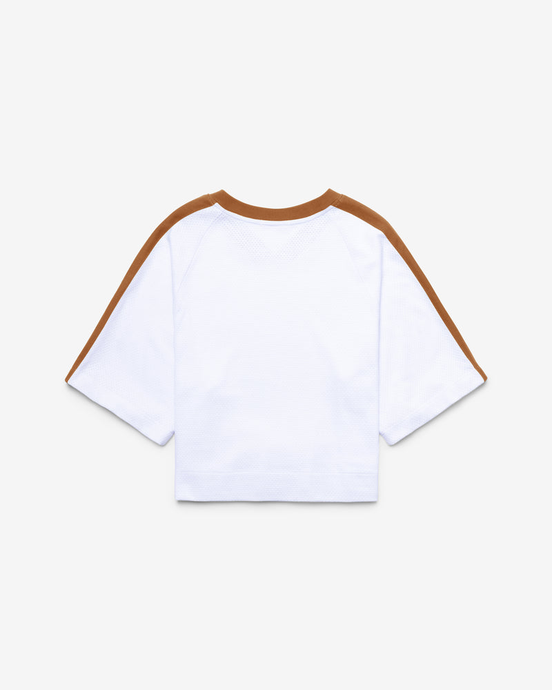 TEXAS LONGHORNS VINTAGE BIG OVERARCH '47 WOMEN'S DROP NEEDLE RAGLAN JERSEY