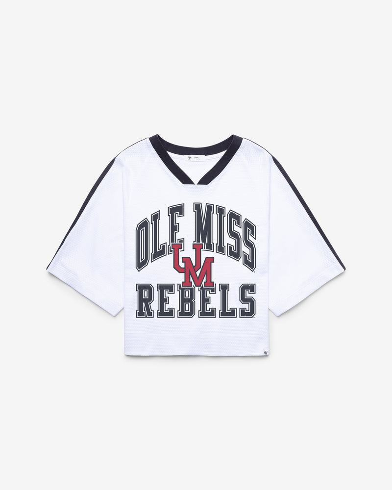 MISSISSIPPI REBELS VINTAGE BIG OVERARCH '47 WOMEN'S DROP NEEDLE RAGLAN JERSEY
