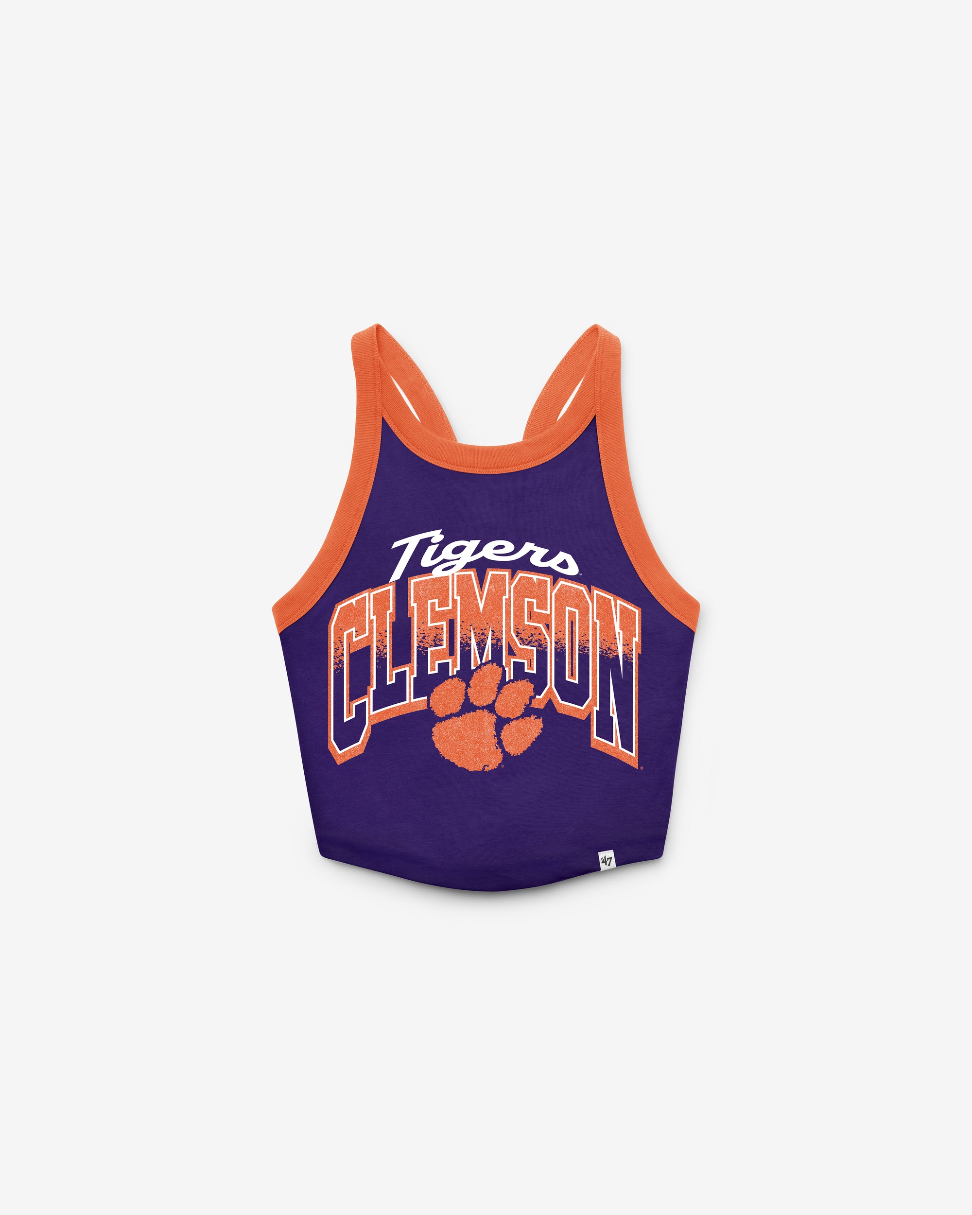 CLEMSON TIGERS SHIMMER SHADOW '47 WOMEN'S SPORTY TANK