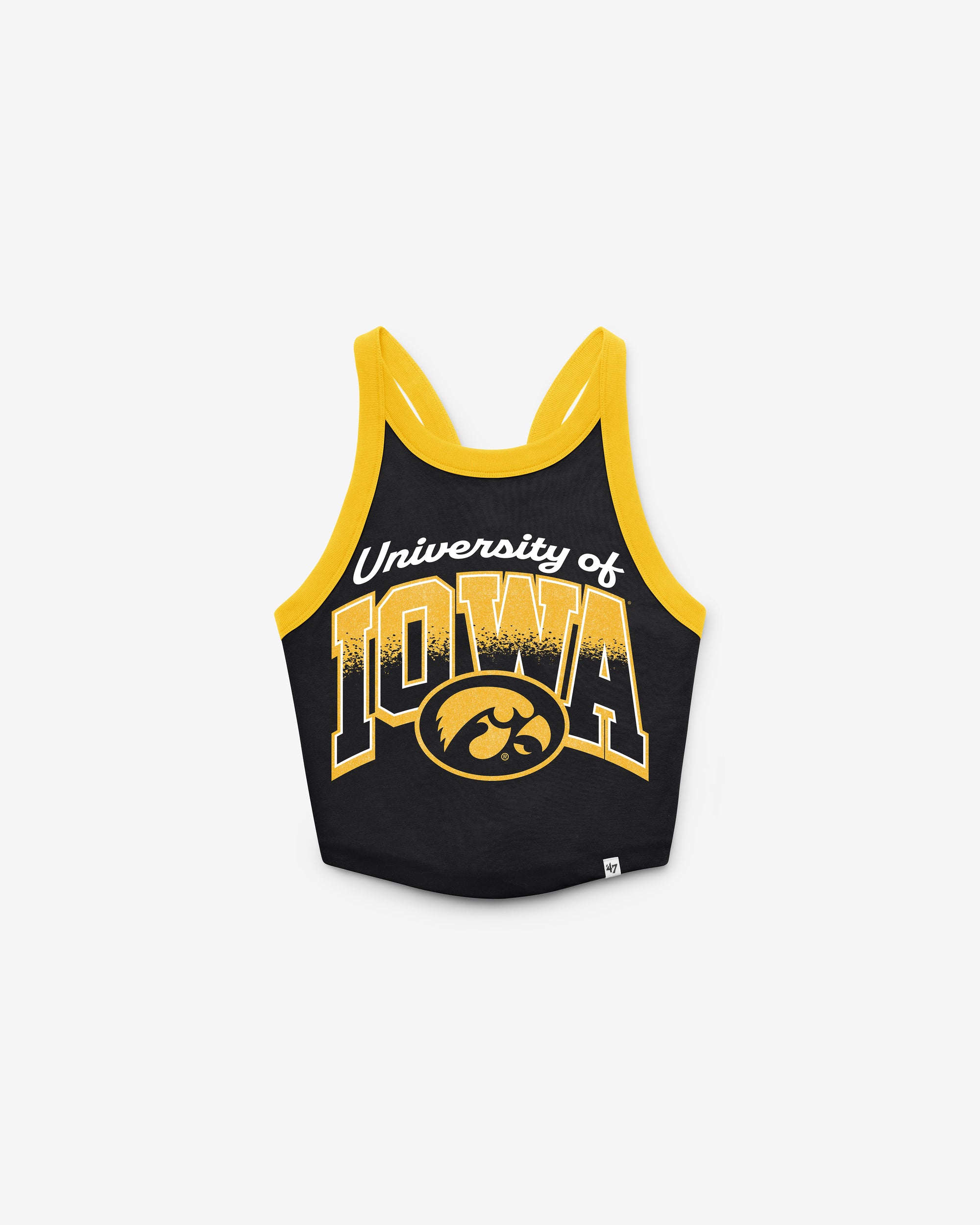 IOWA HAWKEYES SHIMMER SHADOW '47 WOMEN'S SPORTY TANK