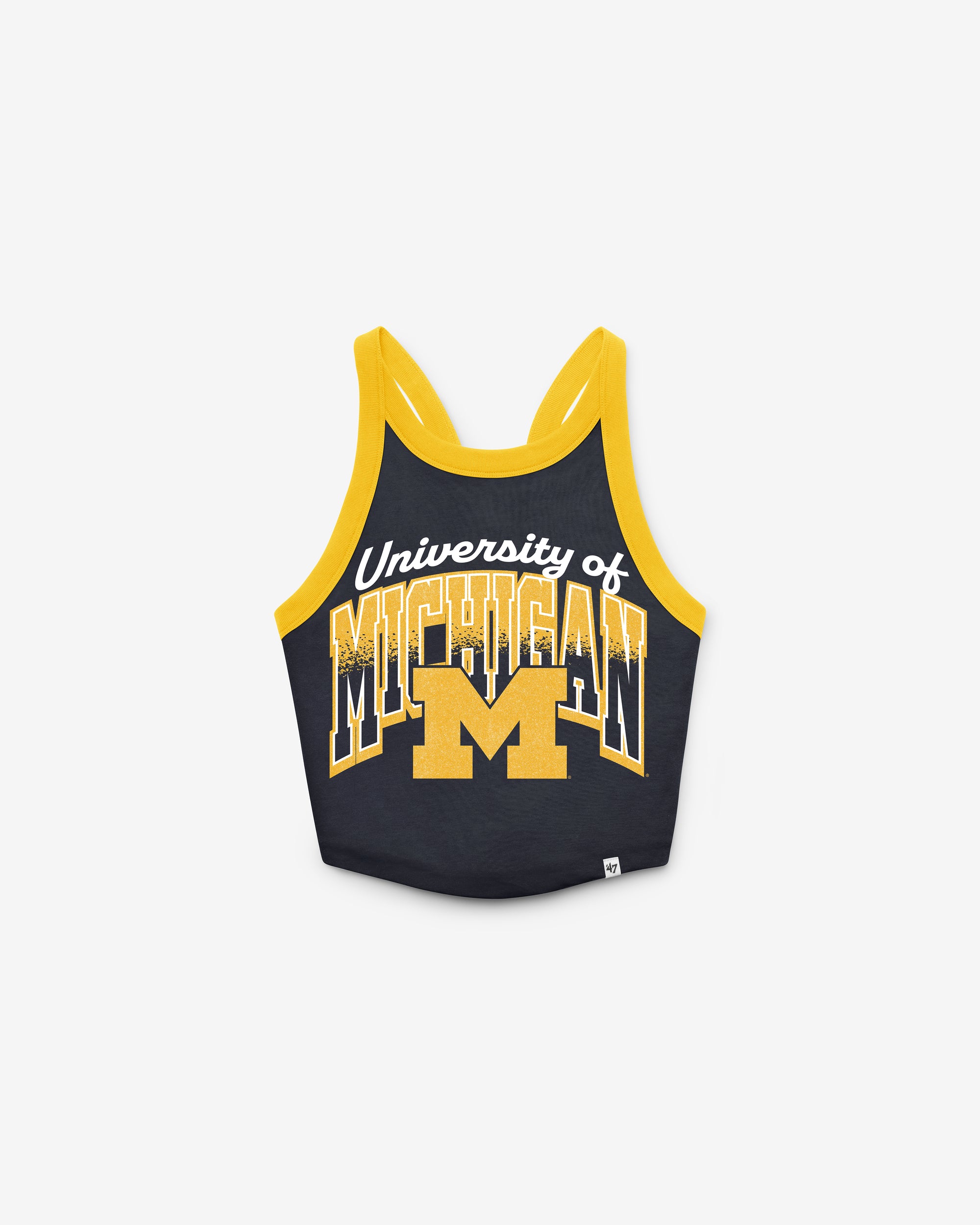 MICHIGAN WOLVERINES SHIMMER SHADOW '47 WOMEN'S SPORTY TANK
