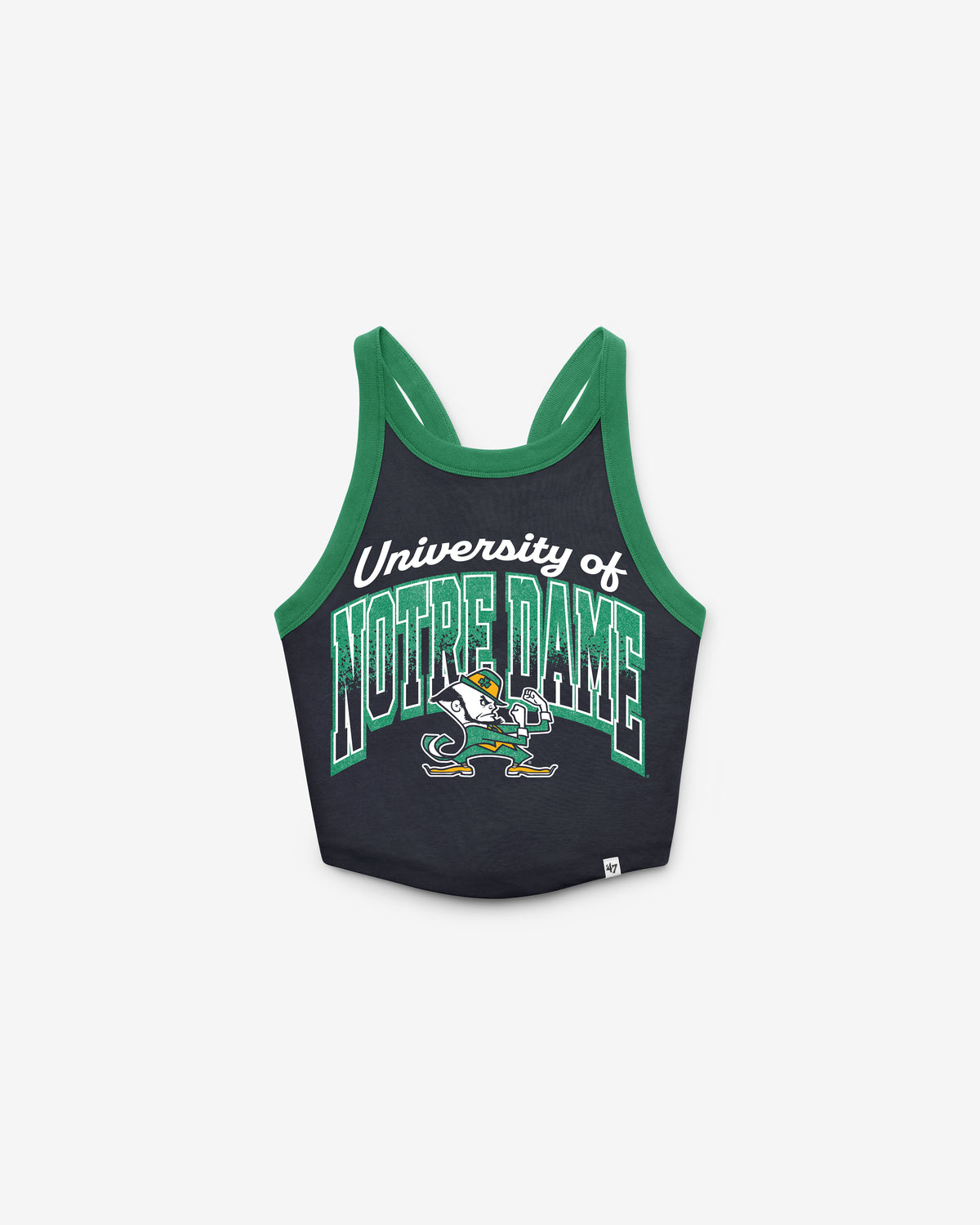 NOTRE DAME FIGHTING IRISH SHIMMER SHADOW '47 WOMEN'S SPORTY TANK