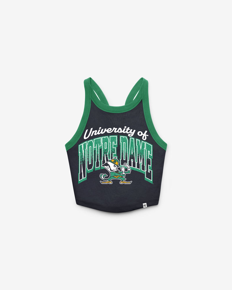 NOTRE DAME FIGHTING IRISH SHIMMER SHADOW '47 WOMEN'S SPORTY TANK