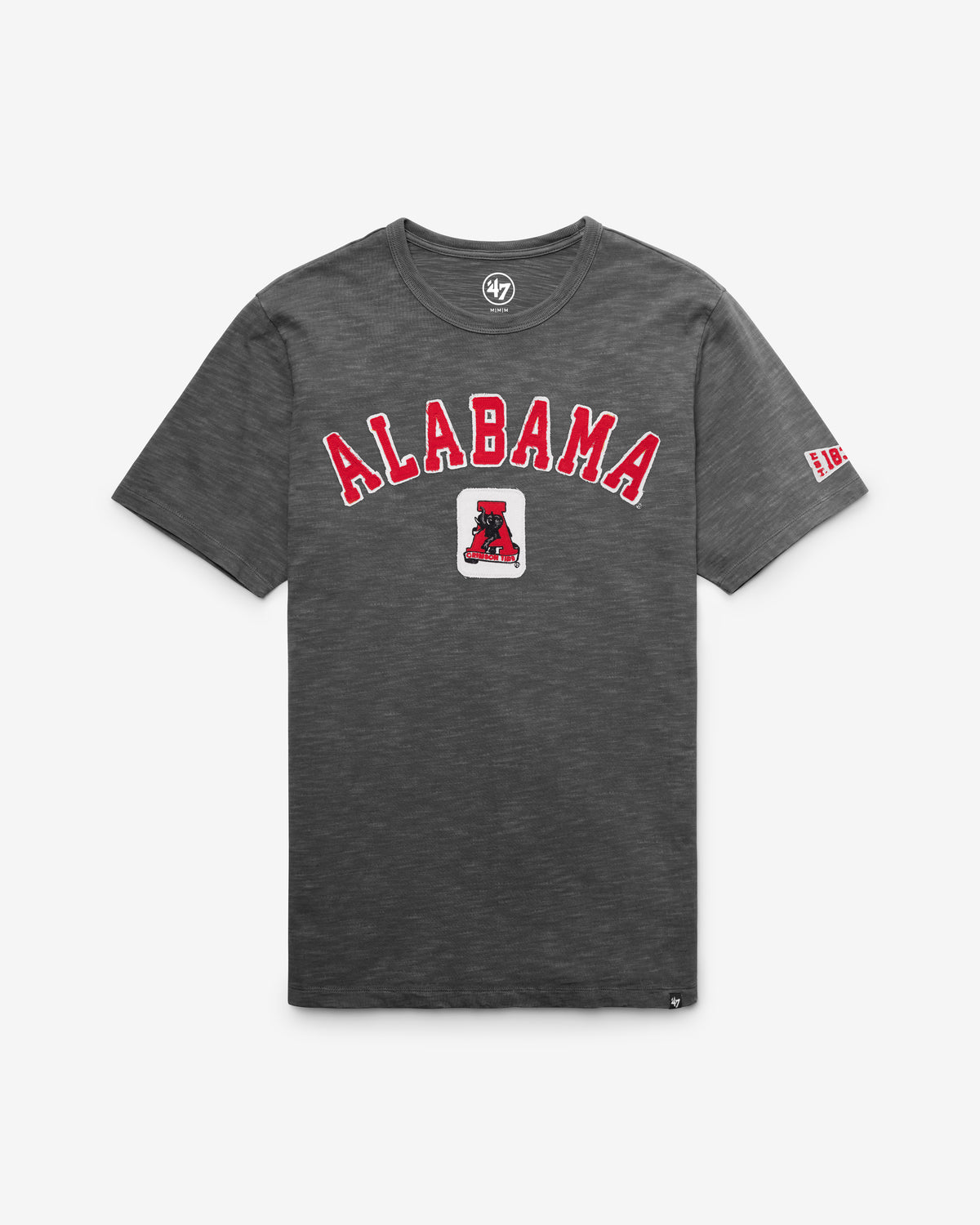 ALABAMA CRIMSON TIDE VINTAGE SEYMOORE WELL WORN '47 HEAVY SLUB TEE