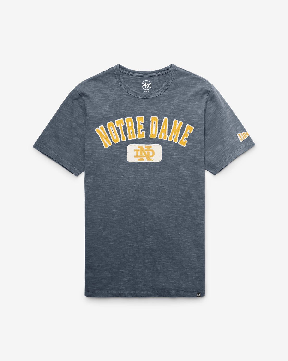 NOTRE DAME FIGHTING IRISH VINTAGE SEYMOORE WELL WORN '47 HEAVY SLUB TEE