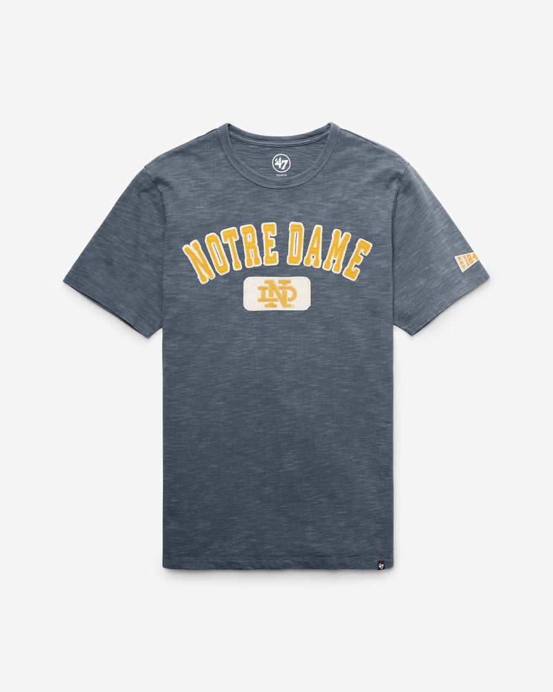 NOTRE DAME FIGHTING IRISH VINTAGE SEYMOORE WELL WORN '47 HEAVY SLUB TEE