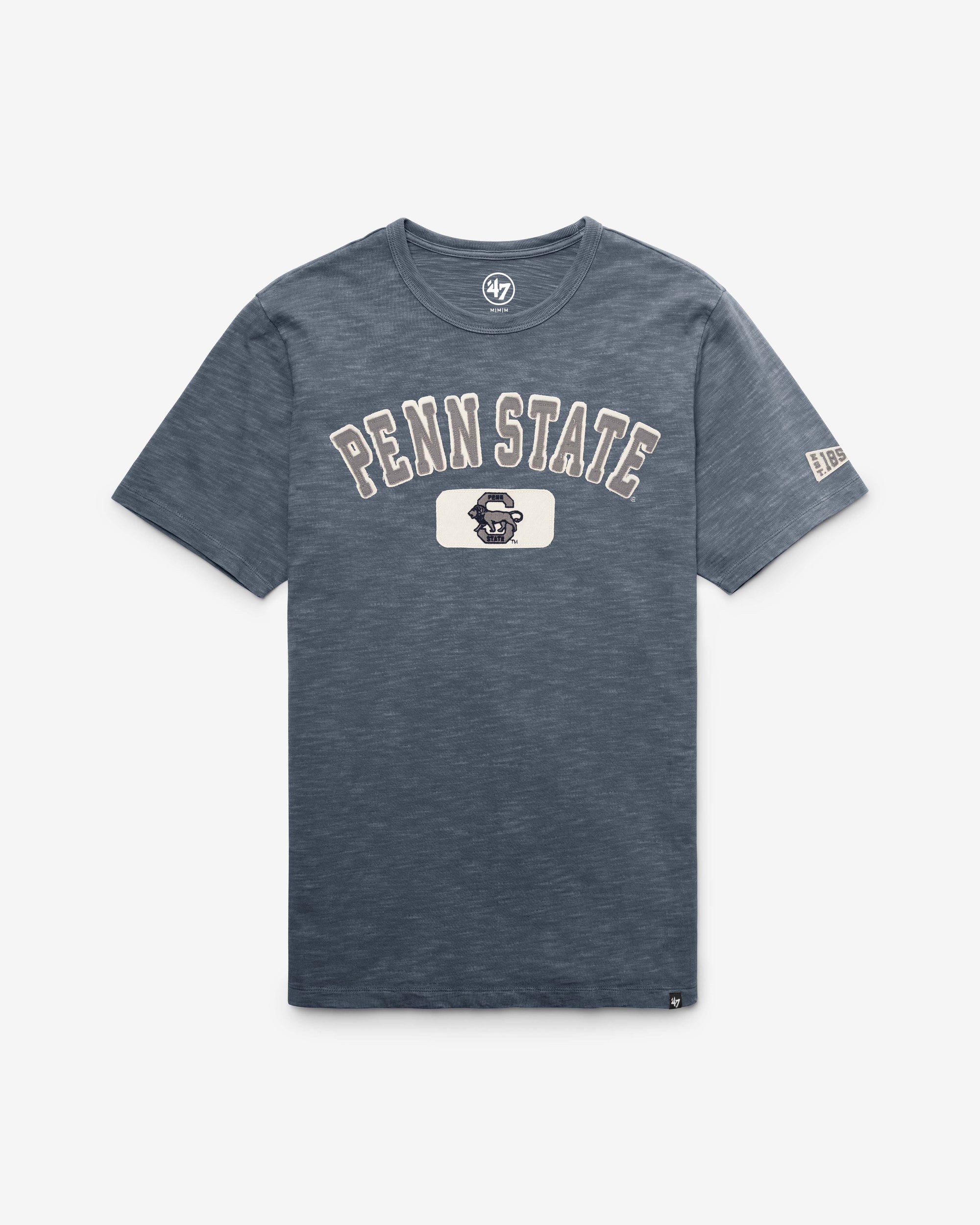 PENN STATE NITTANY LIONS VINTAGE SEYMOORE WELL WORN '47 HEAVY SLUB TEE