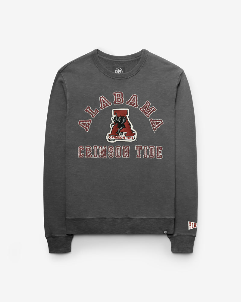 ALABAMA CRIMSON TIDE VINTAGE CALDERWOOD WELL WORN '47 FRENCH TERRY CREW