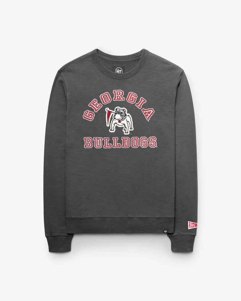 GEORGIA BULLDOGS VINTAGE CALDERWOOD WELL WORN '47 FRENCH TERRY CREW