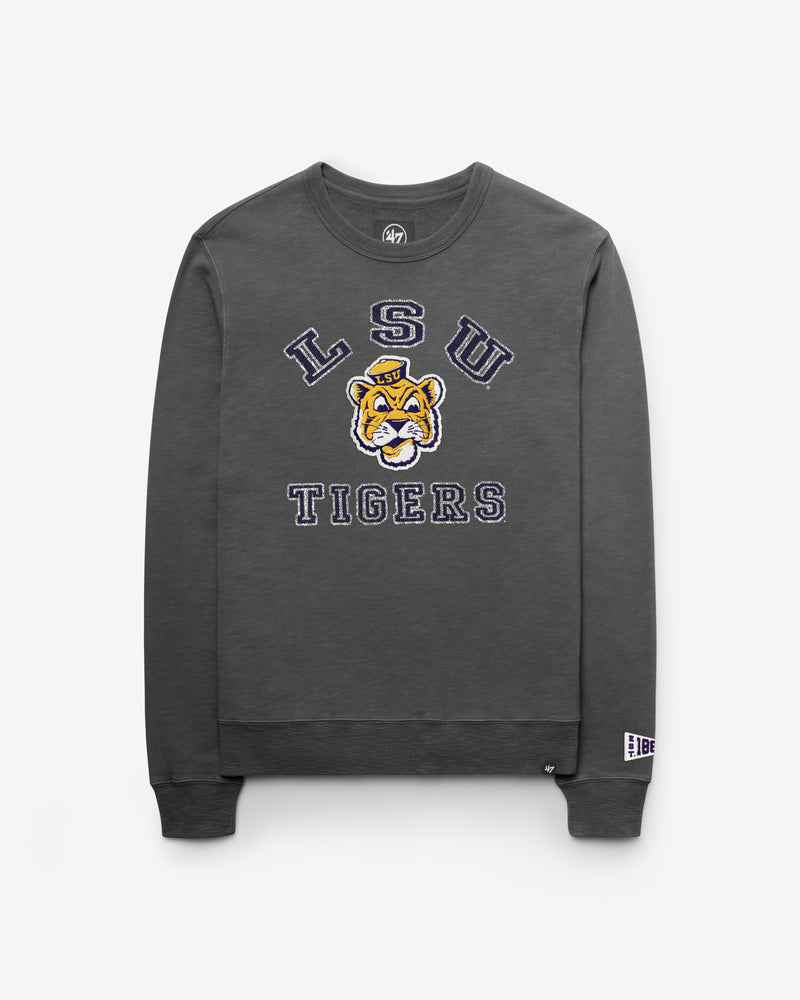 LOUISIANA STATE TIGERS LSU VINTAGE CALDERWOOD WELL WORN '47 FRENCH TERRY CREW