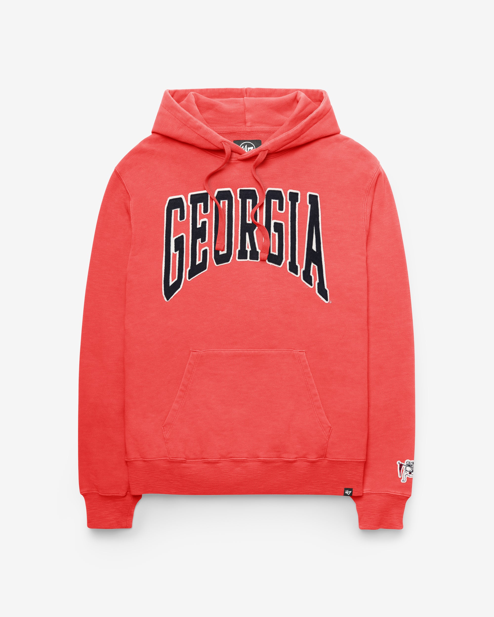 GEORGIA BULLDOGS VINTAGE GROTON WELL WORN '47 FRENCH TERRY HOOD