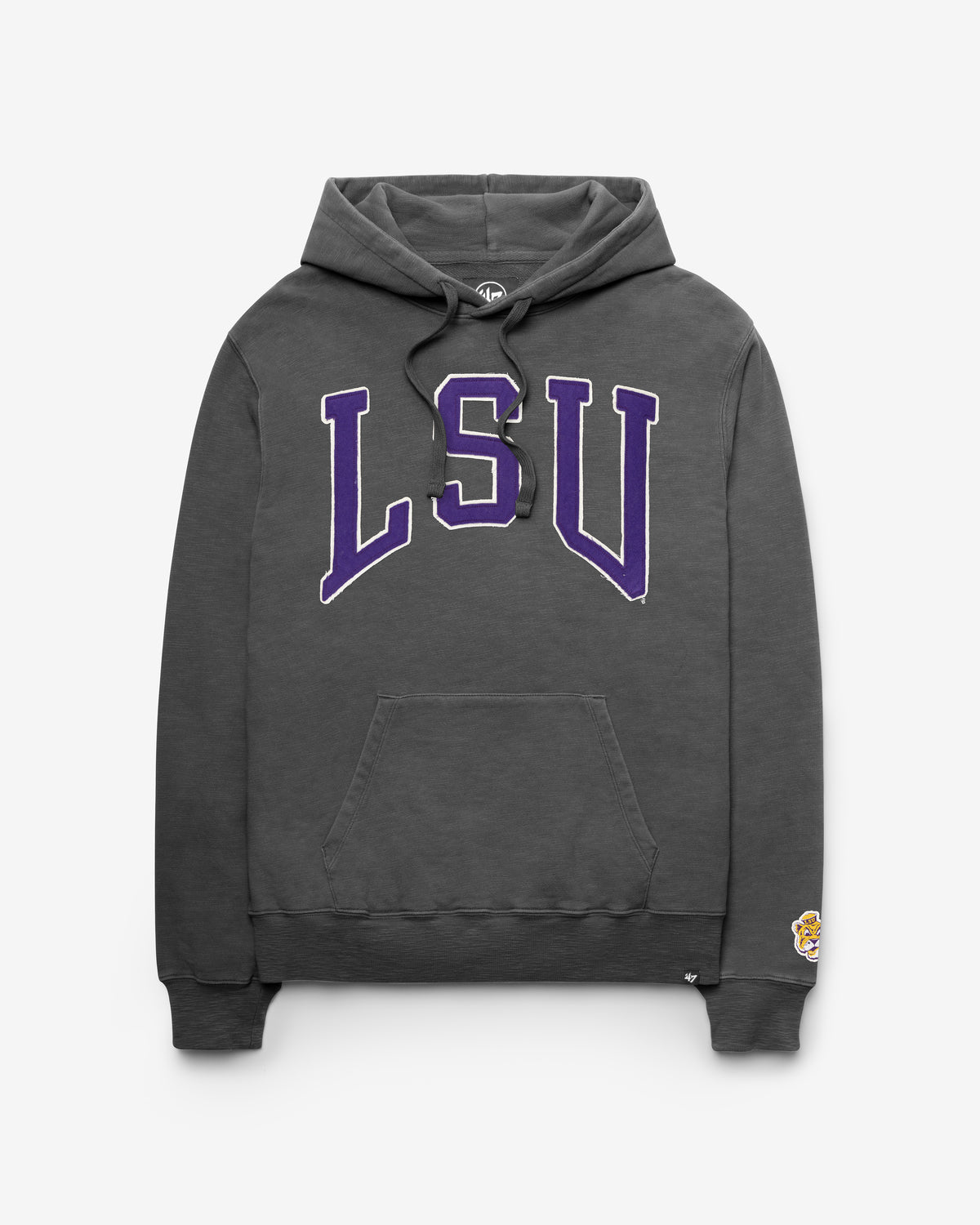 LOUISIANA STATE TIGERS LSU VINTAGE GROTON WELL WORN '47 FRENCH TERRY HOOD