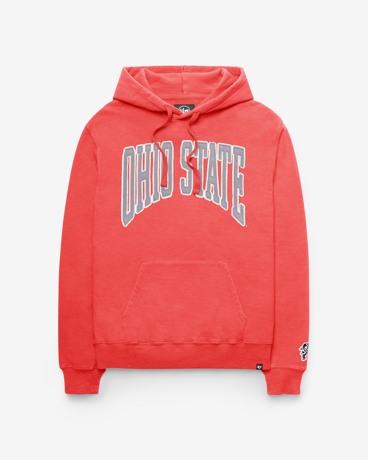 OHIO STATE BUCKEYES VINTAGE GROTON WELL WORN '47 FRENCH TERRY HOOD