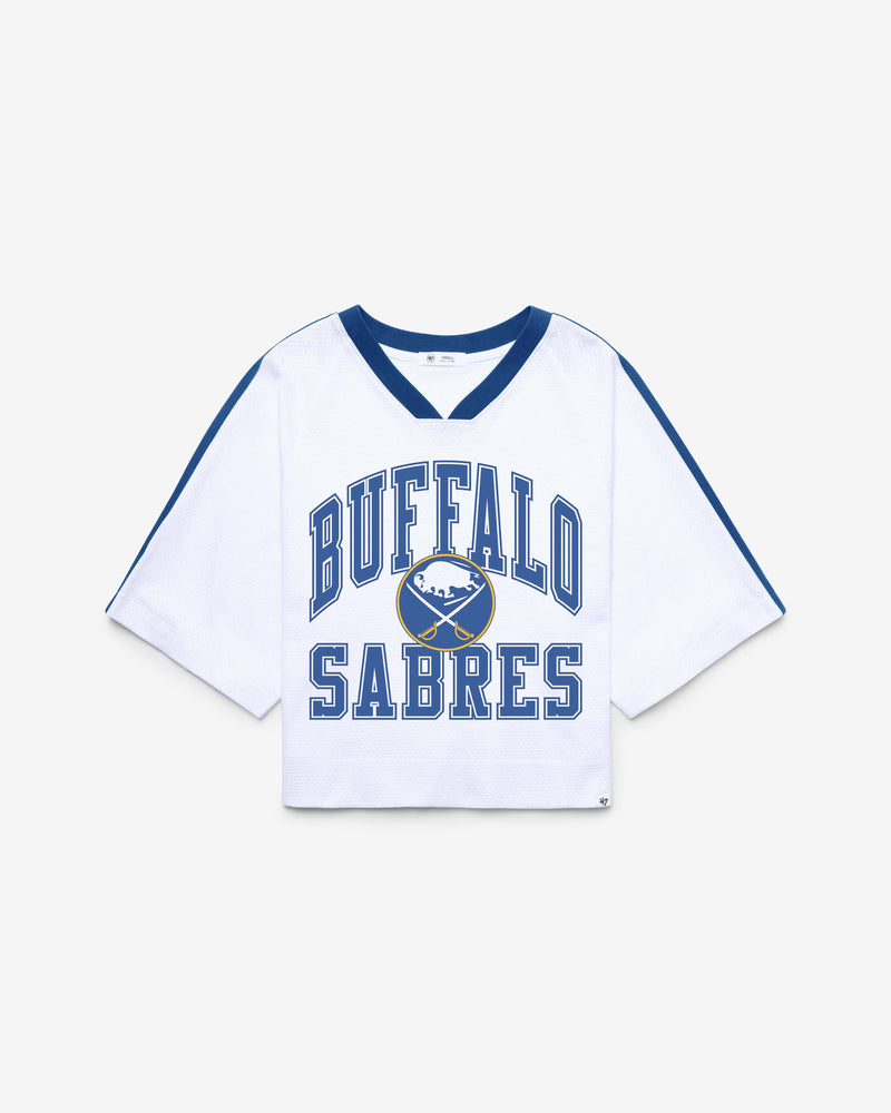 BUFFALO SABRES VINTAGE BIG OVERARCH '47 WOMEN'S DROP NEEDLE RAGLAN