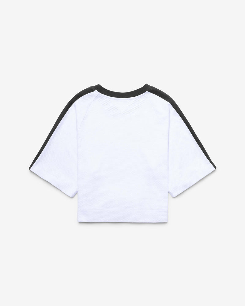CHICAGO BLACKHAWKS VINTAGE BIG OVERARCH '47 WOMEN'S DROP NEEDLE RAGLAN