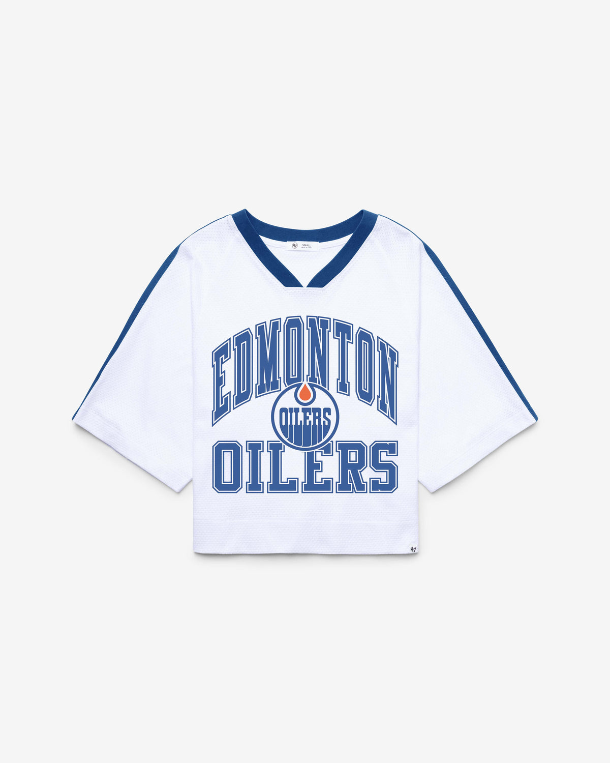 EDMONTON OILERS VINTAGE BIG OVERARCH '47 WOMEN'S DROP NEEDLE RAGLAN