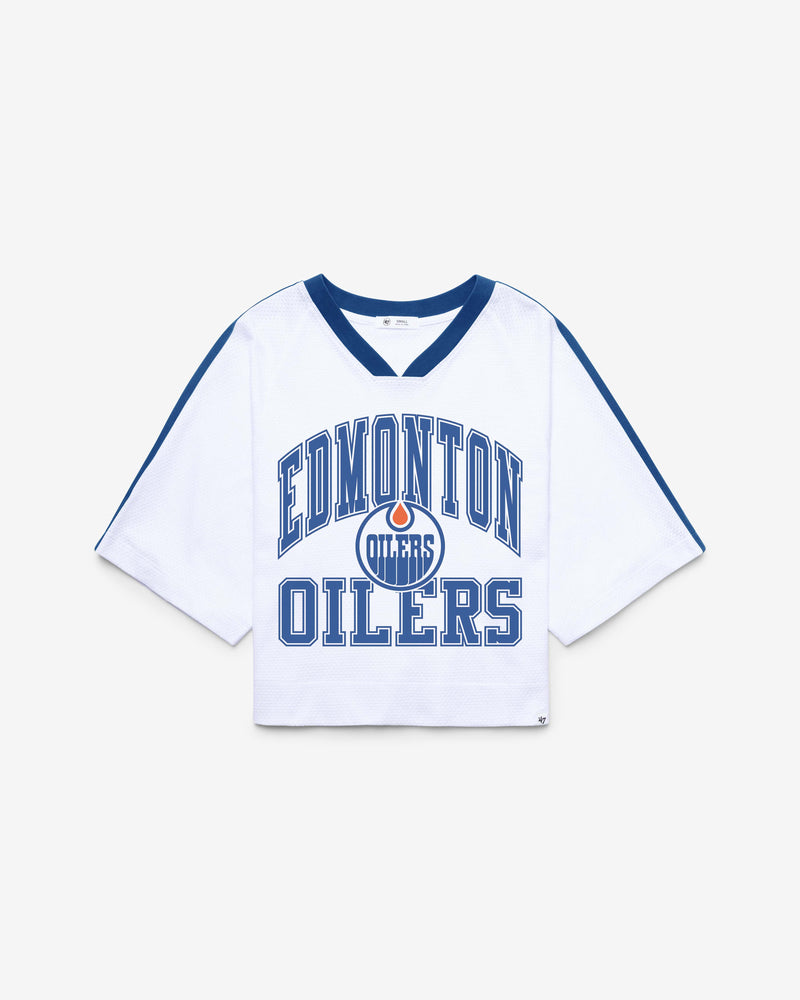 EDMONTON OILERS VINTAGE BIG OVERARCH '47 WOMEN'S DROP NEEDLE RAGLAN