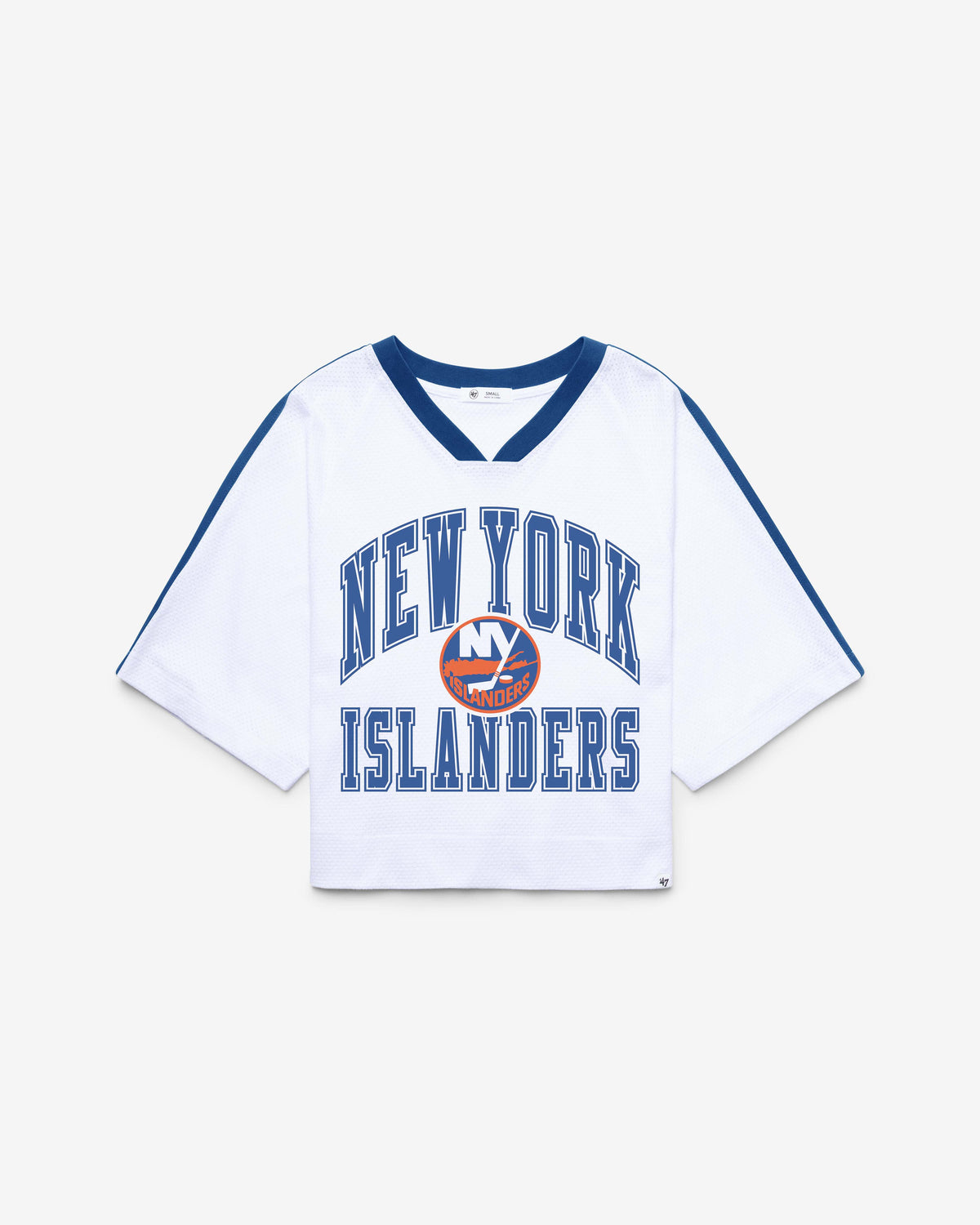 NEW YORK ISLANDERS VINTAGE BIG OVERARCH '47 WOMEN'S DROP NEEDLE RAGLAN
