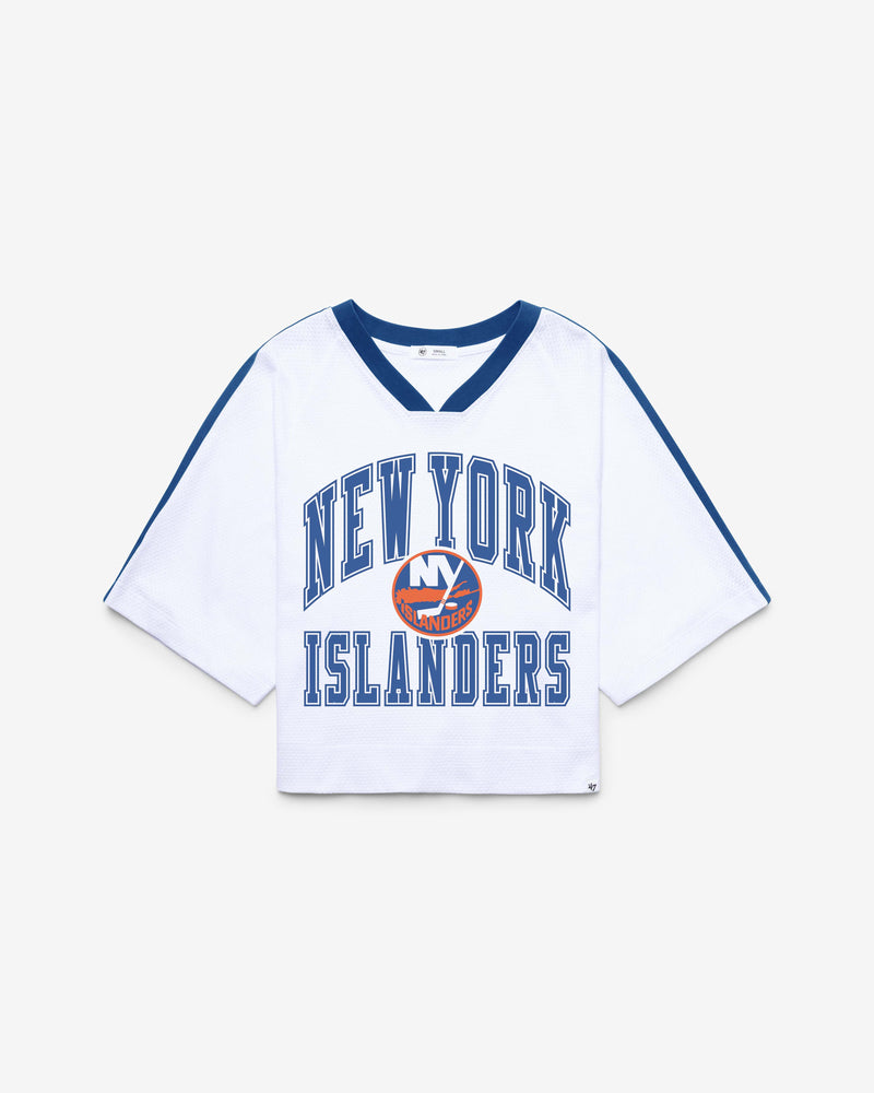 NEW YORK ISLANDERS VINTAGE BIG OVERARCH '47 WOMEN'S DROP NEEDLE RAGLAN