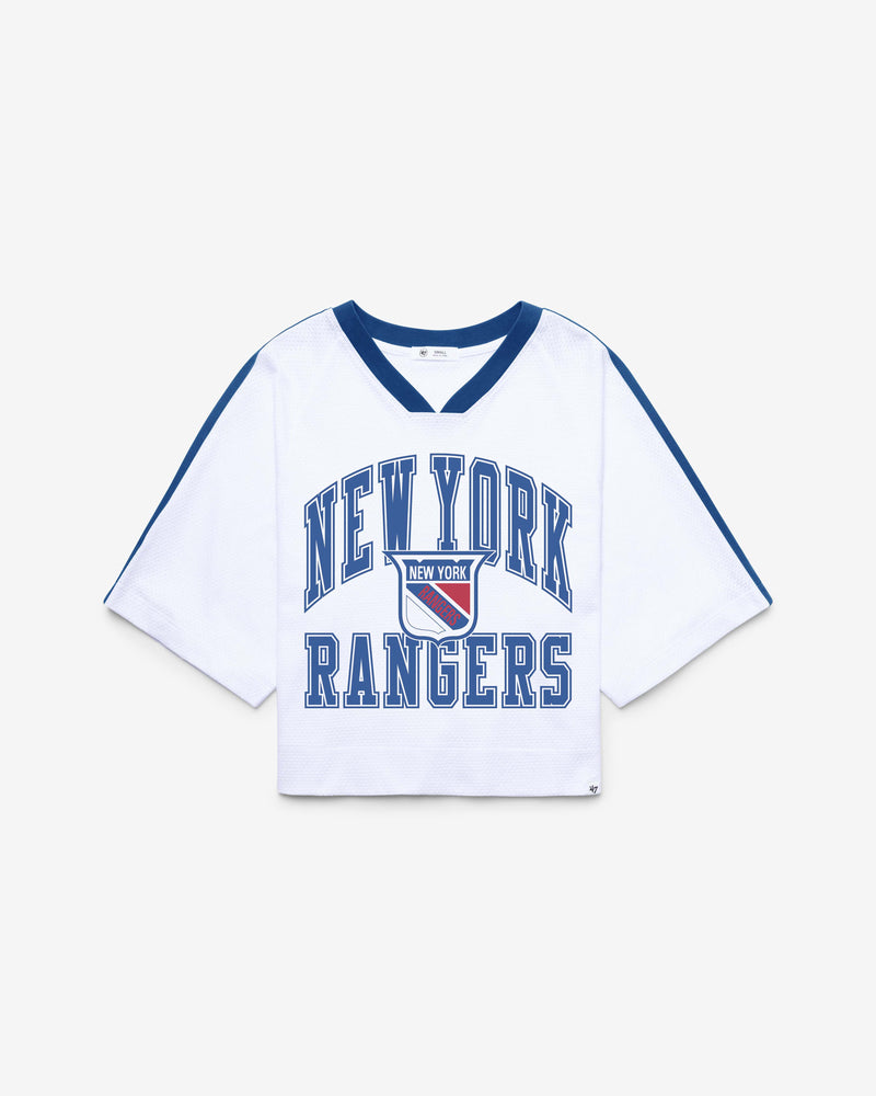 NEW YORK RANGERS VINTAGE BIG OVERARCH '47 WOMEN'S DROP NEEDLE RAGLAN