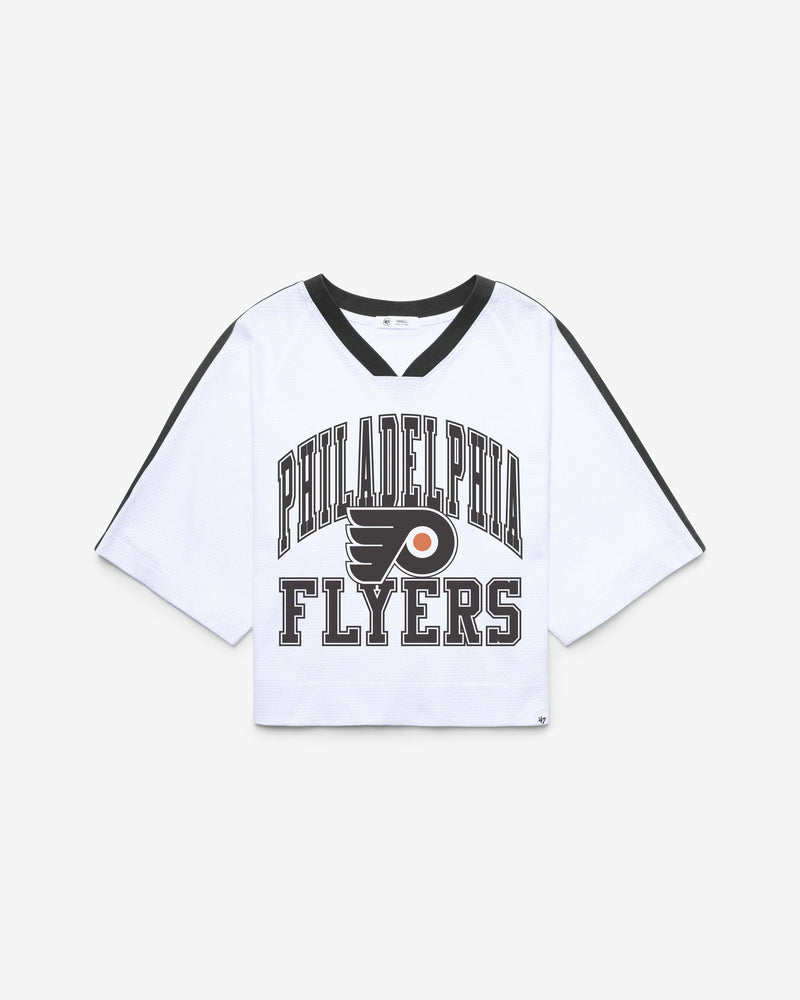PHILADELPHIA FLYERS VINTAGE BIG OVERARCH '47 WOMEN'S DROP NEEDLE RAGLAN