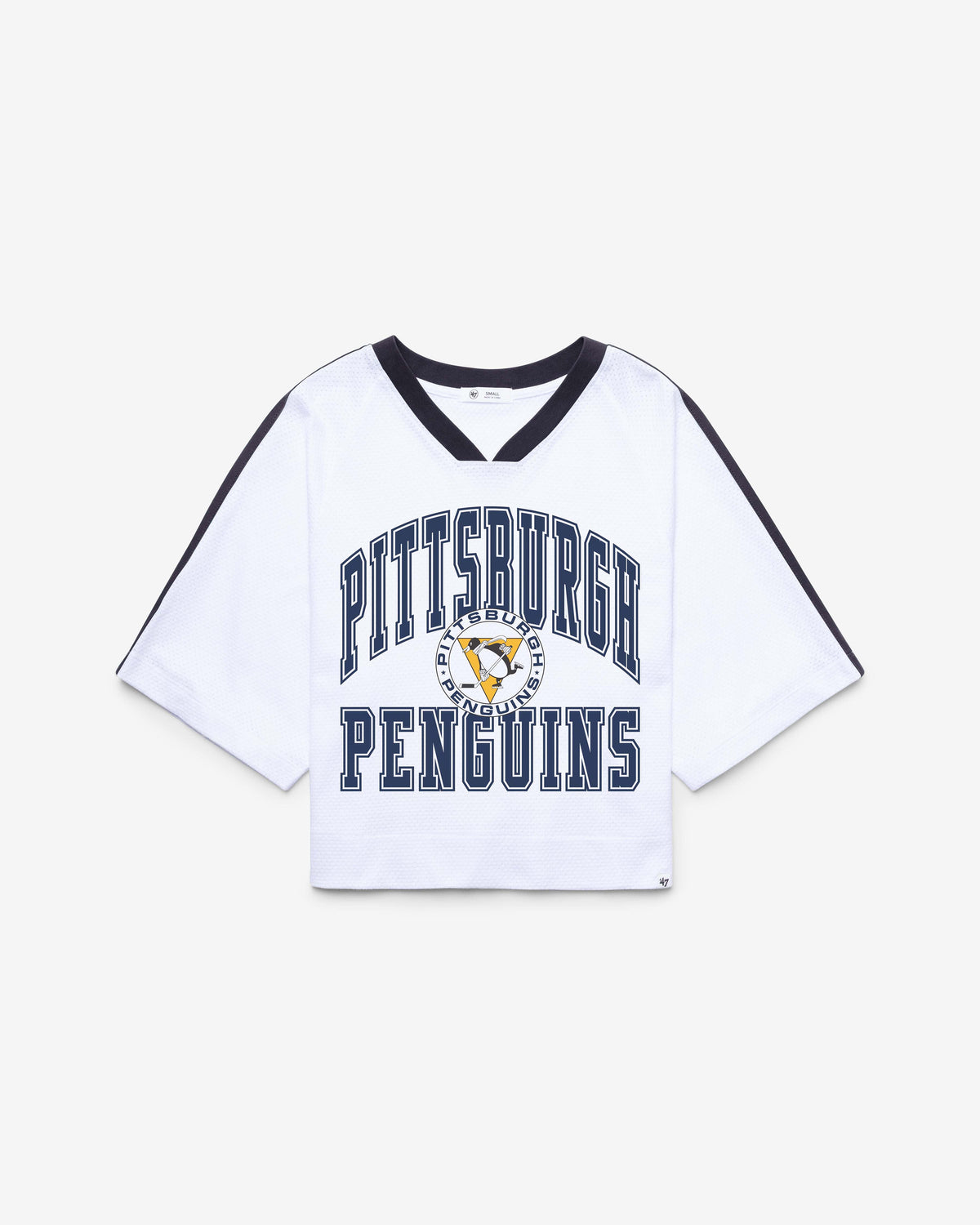 PITTSBURGH PENGUINS VINTAGE BIG OVERARCH '47 WOMEN'S DROP NEEDLE RAGLAN