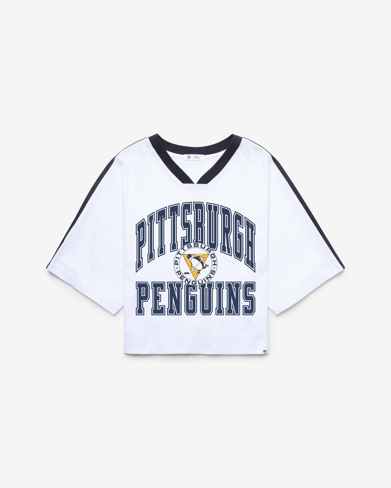 PITTSBURGH PENGUINS VINTAGE BIG OVERARCH '47 WOMEN'S DROP NEEDLE RAGLAN