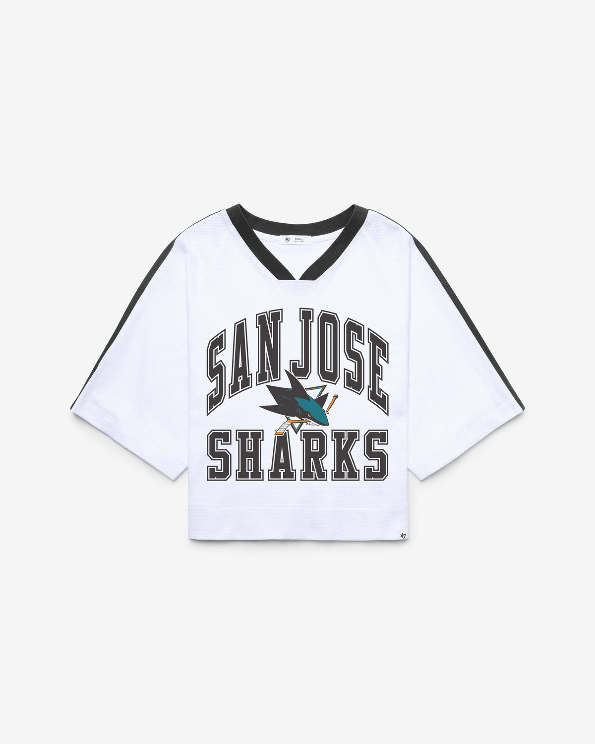 SAN JOSE SHARKS BIG OVERARCH '47 WOMEN'S DROP NEEDLE RAGLAN