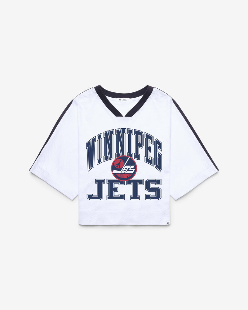 WINNIPEG JETS VINTAGE BIG OVERARCH '47 WOMEN'S DROP NEEDLE RAGLAN