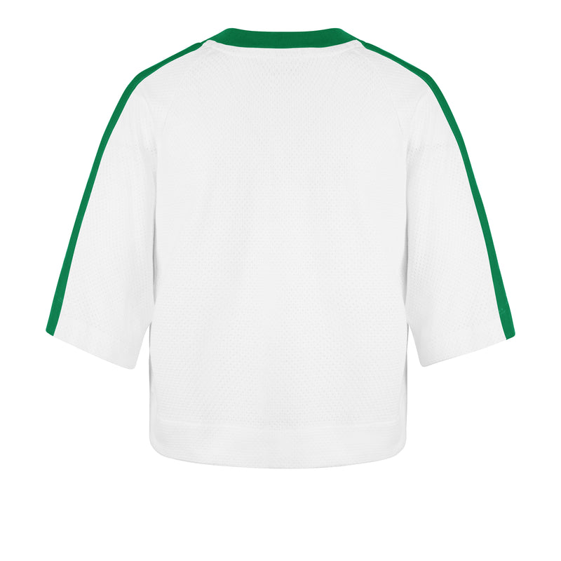 BOSTON CELTICS BIG OVERARCH '47 WOMEN'S DROP NEEDLE RAGLAN TEE
