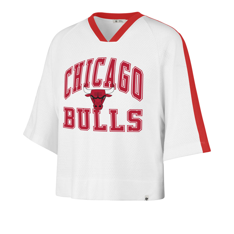 CHICAGO BULLS BIG OVERARCH '47 WOMEN'S DROP NEEDLE RAGLAN TEE