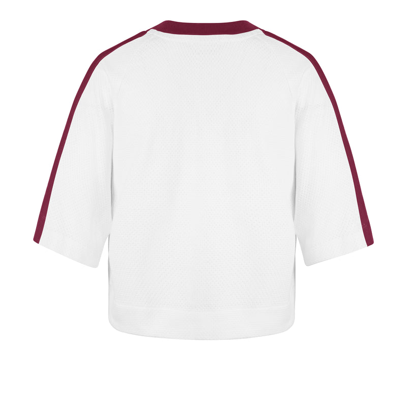 CLEVELAND CAVALIERS BIG OVERARCH '47 WOMEN'S DROP NEEDLE RAGLAN TEE