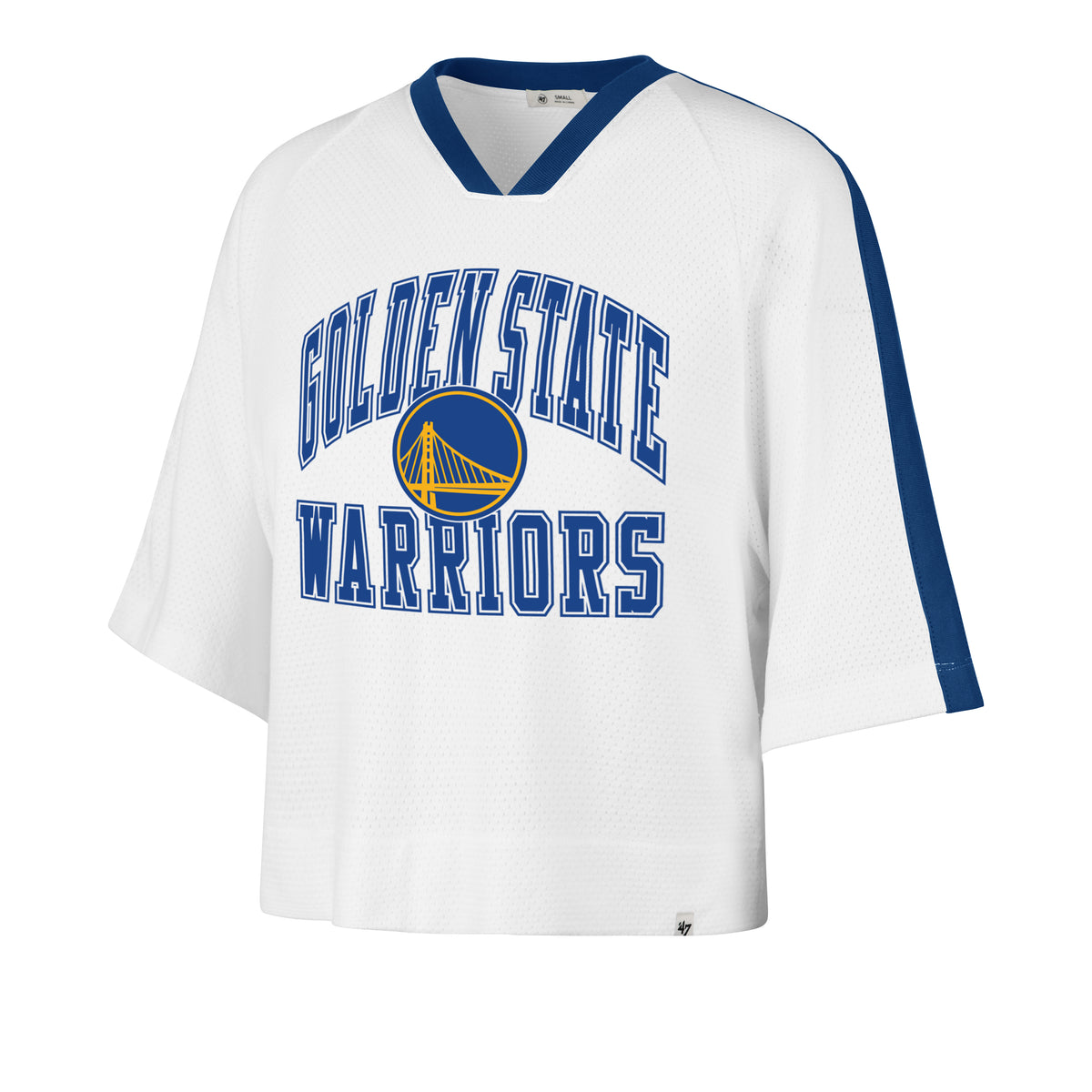 GOLDEN STATE WARRIORS BIG OVERARCH '47 WOMEN'S DROP NEEDLE RAGLAN TEE