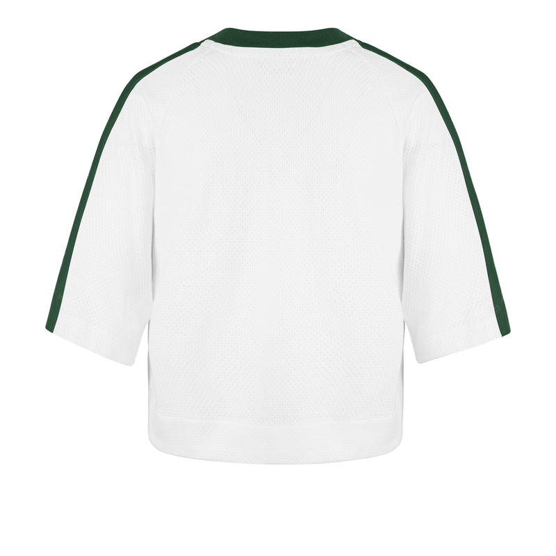 MILWAUKEE BUCKS BIG OVERARCH '47 WOMEN'S DROP NEEDLE RAGLAN TEE