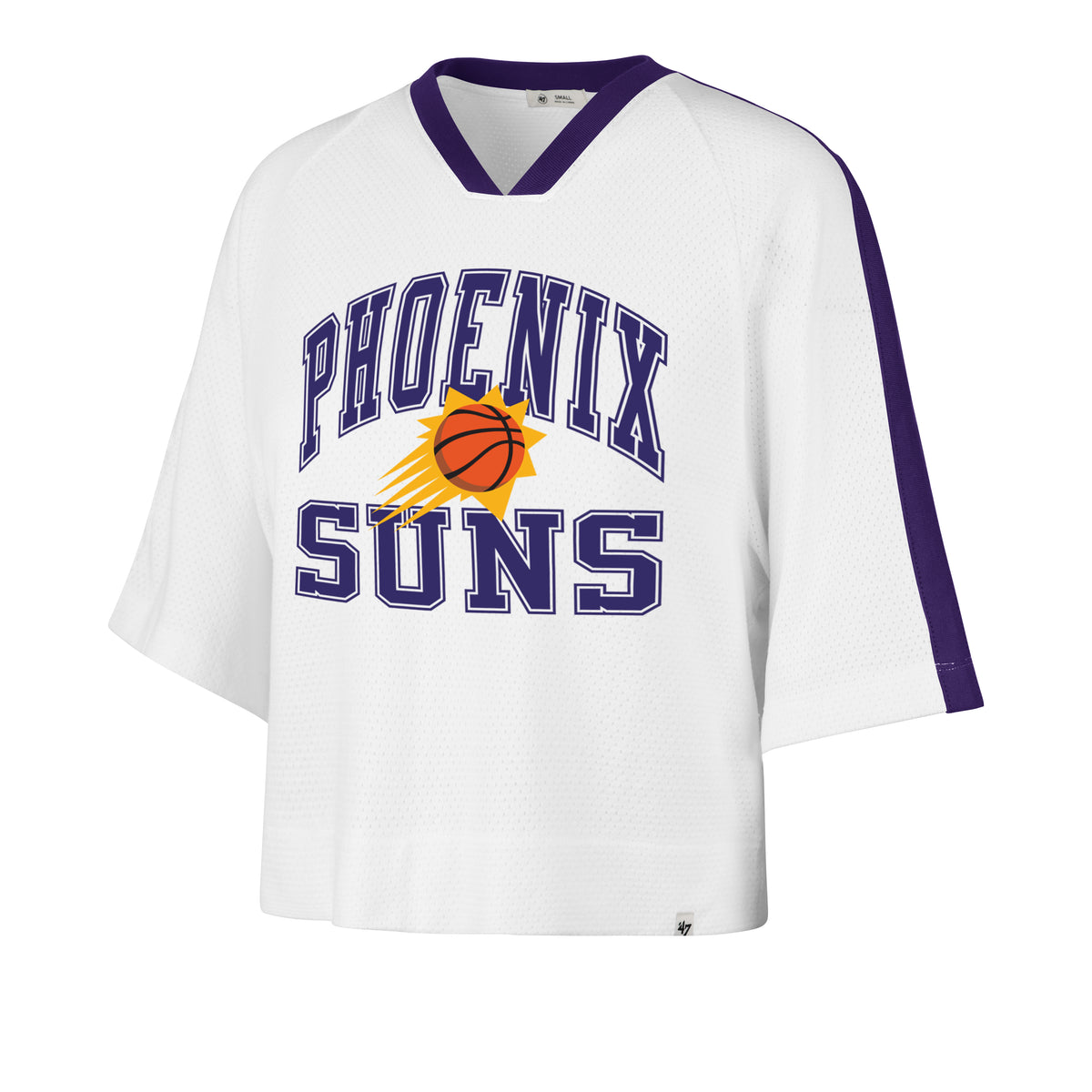 PHOENIX SUNS BIG OVERARCH '47 WOMEN'S DROP NEEDLE RAGLAN TEE